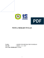 Nota Serah Tugas Nurul