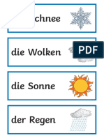 t2 L 227 Weather Flashcards German Deutsch