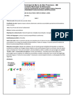 Planejamento 1º Trimestre PLANO DE AULA PARA O MÊS DE MARÇO e ABRIL