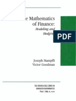 The Mathematics of Finance - Modeling and Hedging