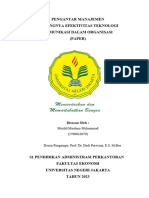 Maulid Maulana Muhammad - 1709623079 - Paper Matkul Pengantar Manajemen