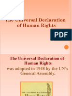 Human Rights Set Out in The Declaration