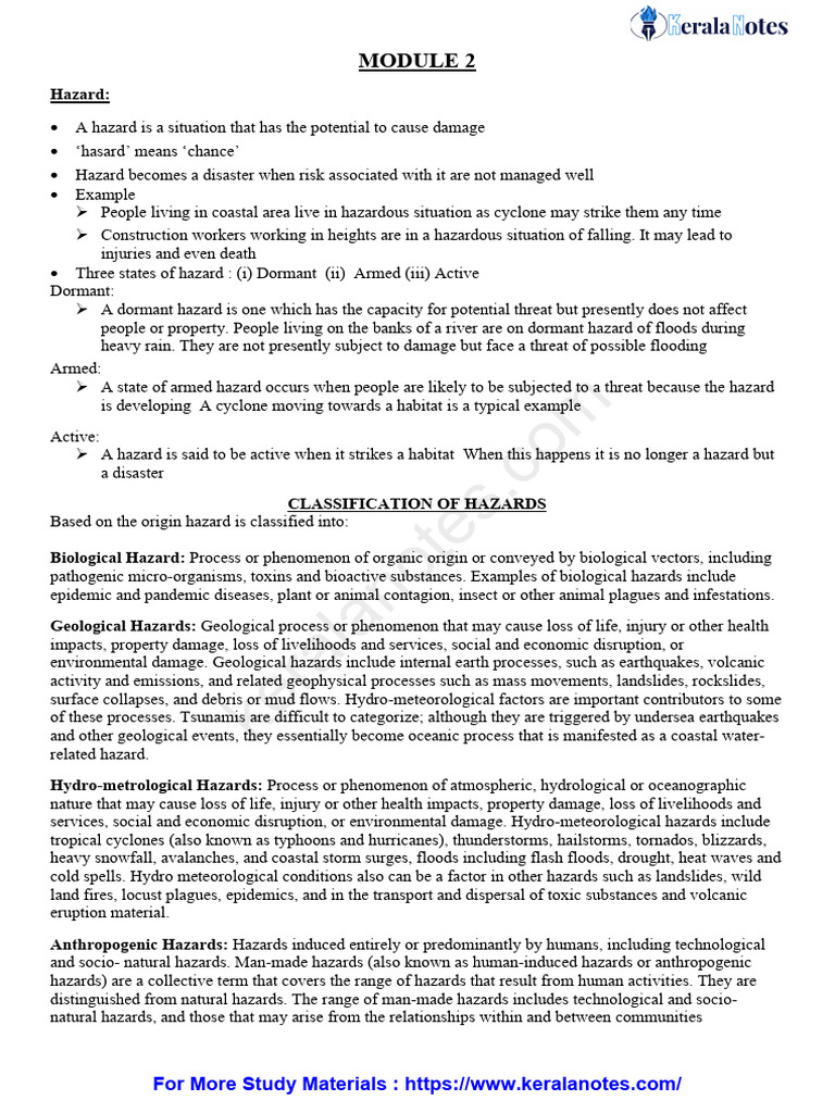 Disaster Management Module 2 Download Free Pdf Natural Disasters