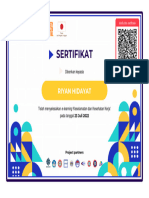 Sertifikat E-Learning K3 RIYAN HIDAYAT