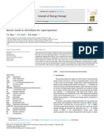 2022 - Recent trends in electrolytes for supercapacitors