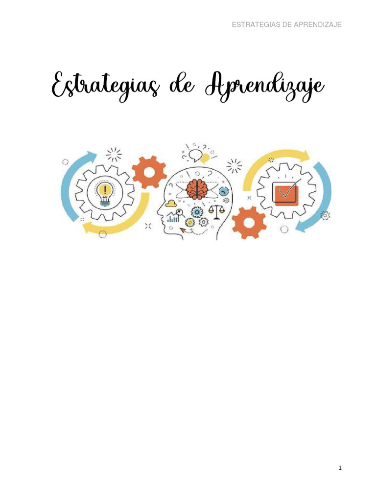 Estrategias de Aprendizaje-LIBRO | PDF | Aprendizaje | Aprendiendo estilos
