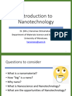 MT1023-Introduction To Nanotechnology