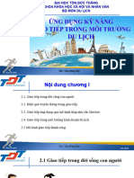 2. XHNV Kỹ năng giao tiếp trong Du lịch Chương 2 sv