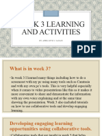 Week 3 Learnings