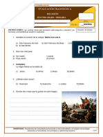 Evaluación Diagnostico - 2º Primaria - Religión