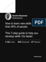 How To Learn Skills Faster