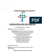 DEMANDA DE DIVORCIO