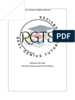 RTGS CSEC Mathematics SBA Guide