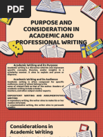 Lesson 11 Purpose and Consideration in Academic and Professional Writing