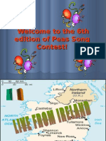 Welcome To The 6th Edition of Peas Song Contest!