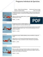 Ejercicios de Columna Lumbar