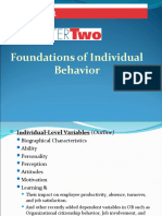 2.foundations of Individual Behavior (Revised)