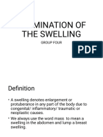Examination of Swelling.