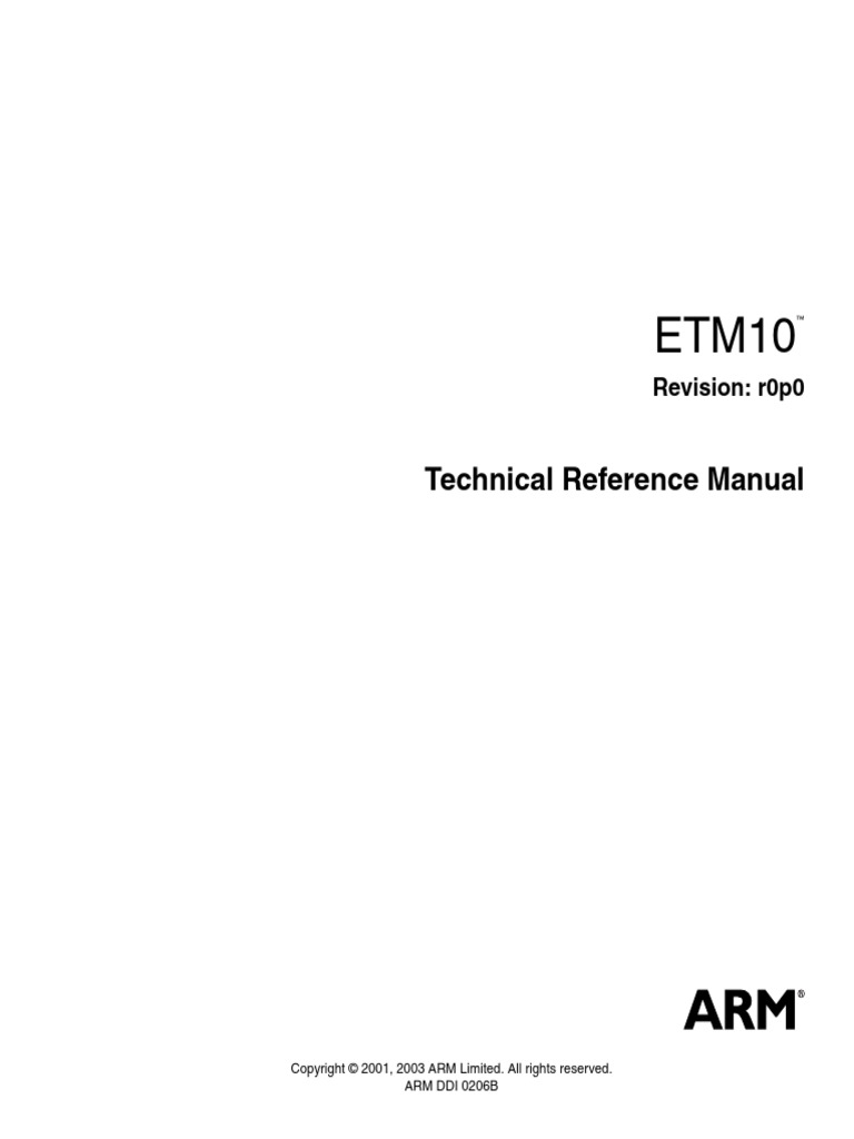 Technical Reference Manual PDF Computer Engineering Computing