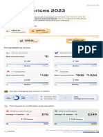 Coaching Prices 2023 One-Pager