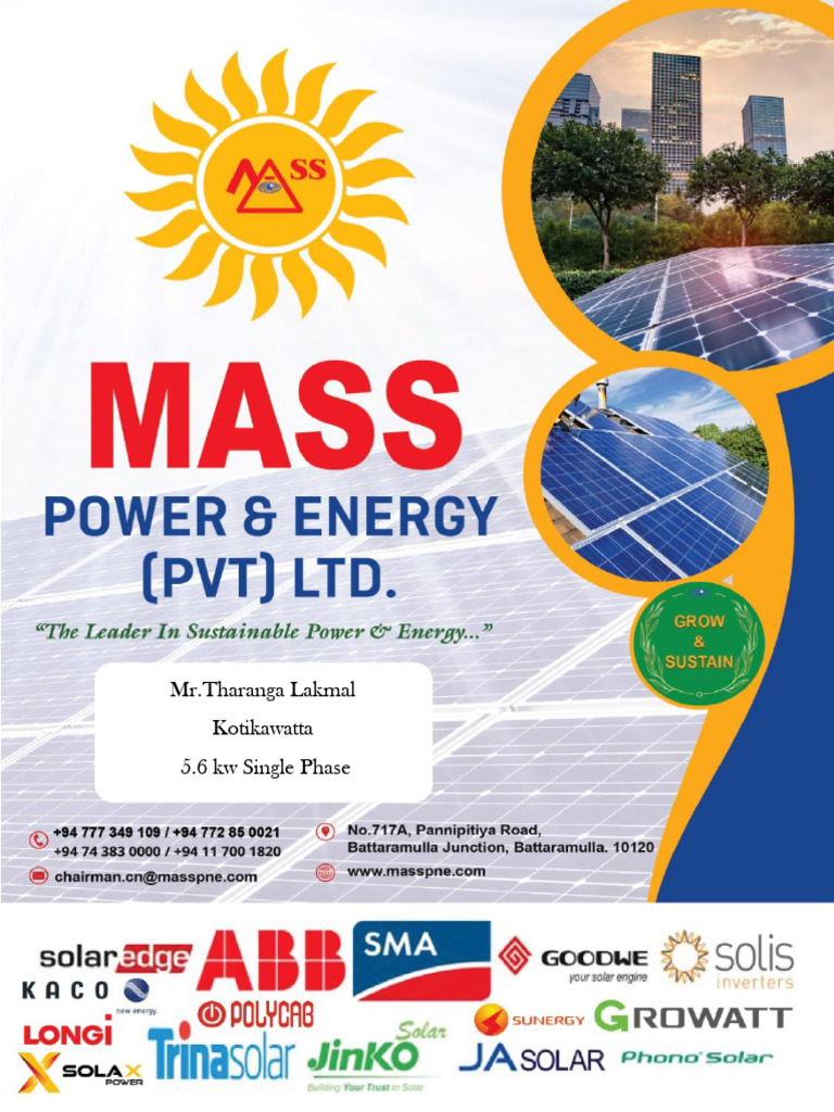 Solar Solutions for Sri Lankans | PDF | Photovoltaic System | Photovoltaics