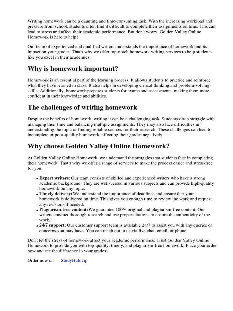 Golden Valley Online Homework | PDF | Homework | Computer Security