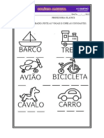 ALUNO (A) : - DATA - / - /2022 Infantil 03 Professora Olanice Nas Palavras Abaixo, Pinte As Vogais E Copie As Consoantes