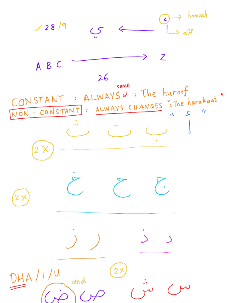 Notes of Arabic Beginners | PDF