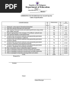 2ND Summative Test ENGLISH