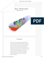 Static Mixer Tutorial - SimFlow CFD Software