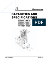 Capacities and Specifications: Maintenance