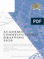 Academic Constitutional Drafting 2020, Evaluasi Terhadap UUD NRI Tahun 1945 (STHI Jentera Tim B)
