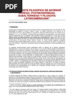 El Aporte Filosofico de Antenor Orrego...