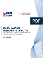Cuba, Aliado Preferente de Putin