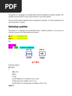 Unit 8 Pointers & Dynamic Memory Allocation