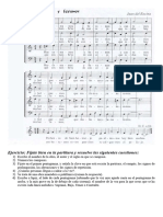 Partitura Hoy Comamos