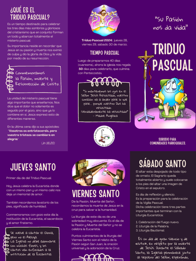 Importancia del Triduo Pascual 2024 | PDF | La resurrección de Jesús ...