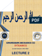 Mech 2 Lecture 2