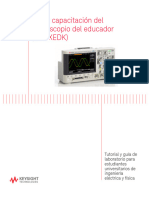 Tutorial y Guía de Laboratorio Del Kit de Capacitación Del Osciloscopio Del Educador (DSOXEDK) - 75010-97010