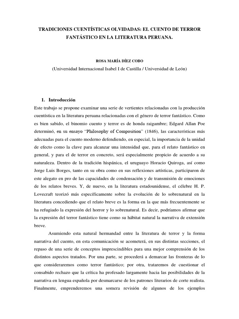 Díez Cobo Rosa María | PDF | Fantasía | Ficción de terror