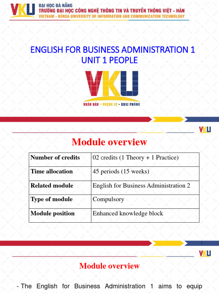 Unit 1 - People - For Student | PDF