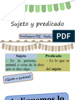 Actividad de Cierre Sujeto y Predicado