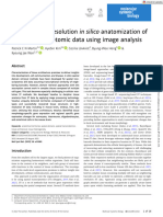 Martin Et Al 2022 Vesalius High Resolution in Silico Anatomization of Spatial Transcriptomic Data Using Image Analysis
