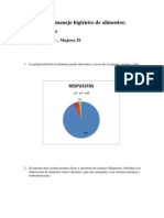 Encuesta Sobre Manejo Higiénico de Alimentos y La Conclusion