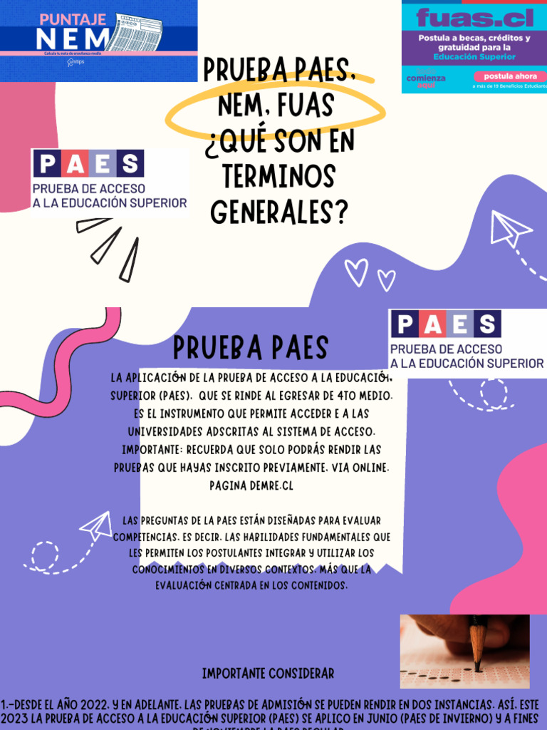 Qué es la PAES y su importancia en Chile | PDF | Educación más alta