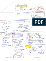 22) Substantive Procedures - 3