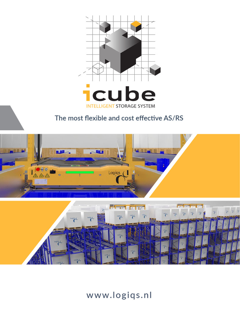 iCUBE: Flexible Automated Warehouse System | PDF | Warehouse | Forklift