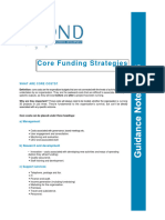 Core Funding Strategy