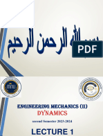 Mech 2 Lecture-1