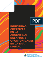 2020 Industrias Creativas en La Argentina